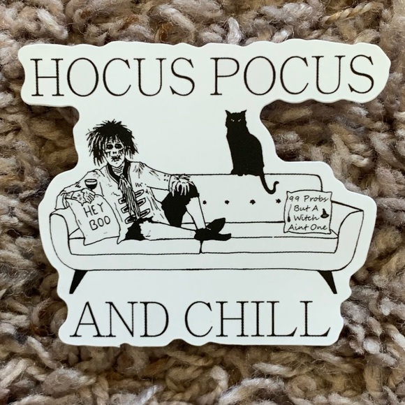 Accessories - 6/$12 🎃 Hocus Pocus Vinyl Sticker Matte